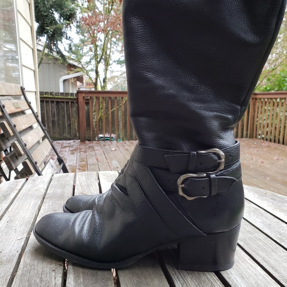 Knee High Leather Boots